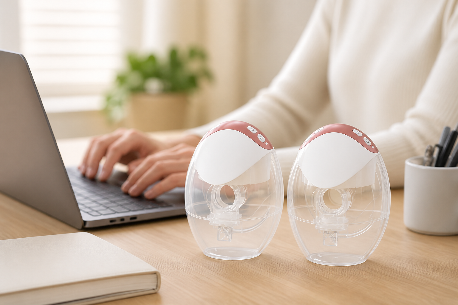 Boopkin ComfyBoop Wearable Breast Pump, 2-Pack — inline double