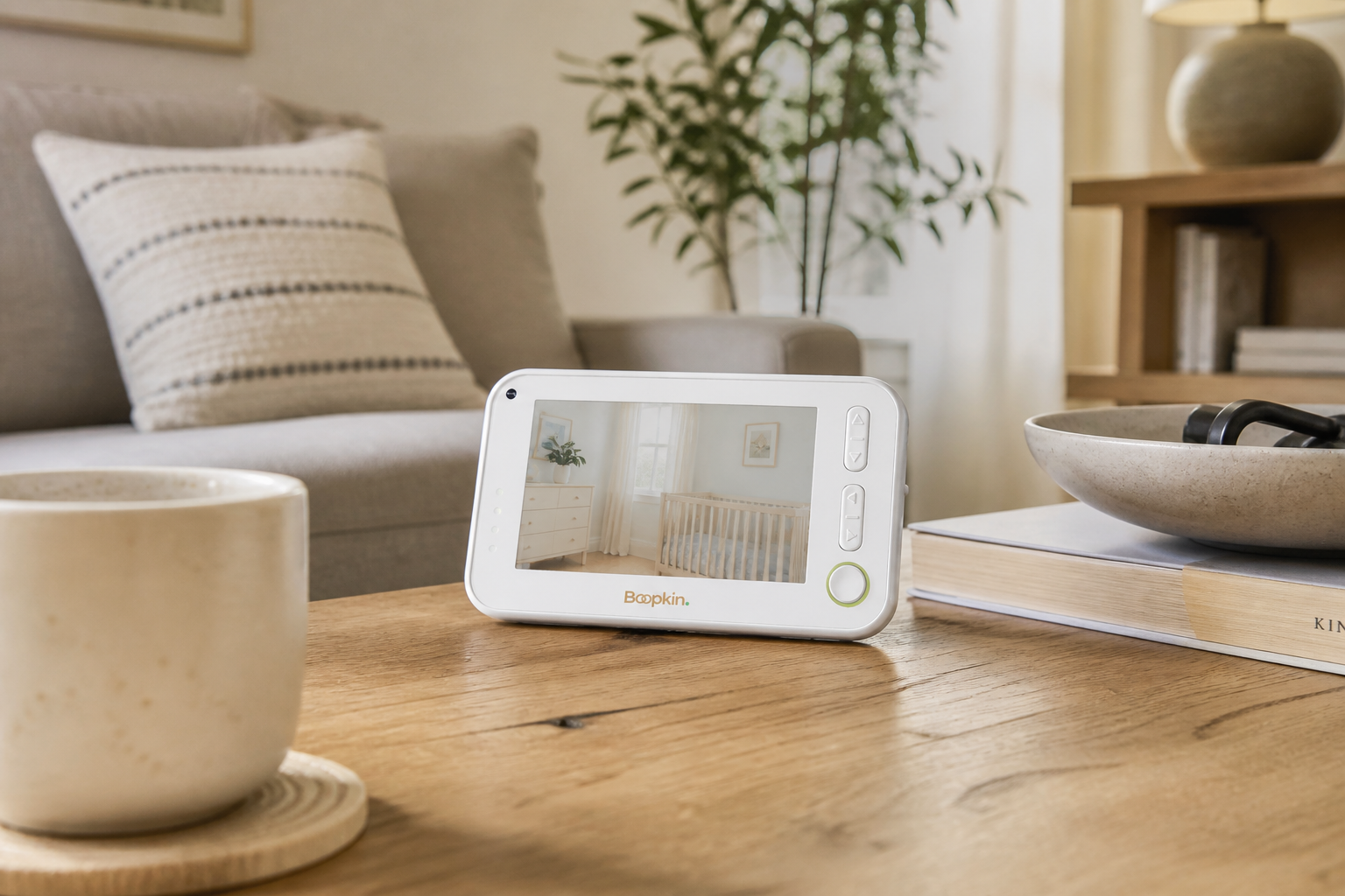 Boopkin Dream Video Baby Monitor — inline living room