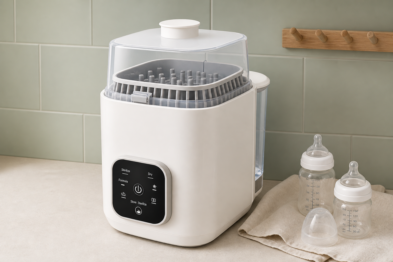 Boopkin EasySparkle Bottle Washer — inline counter